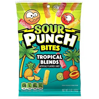 SOUR PUNCH Bites Tropical Blends 142 g 
