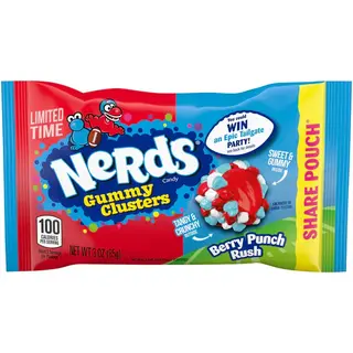 Nerds Gummy Clusters Berry Punch Rush 85 g