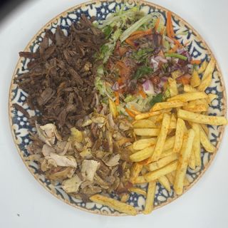Plato de kebab