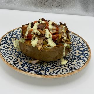 Plato de patata asada