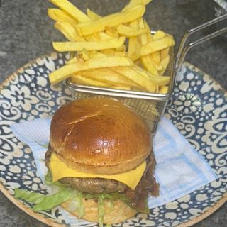 Menú hamburguesa casera