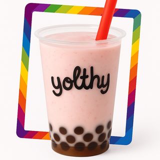 Bubble Yogurt de fresa + Bubbles de café