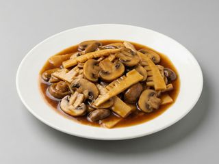 39. Setas chinas con bambú