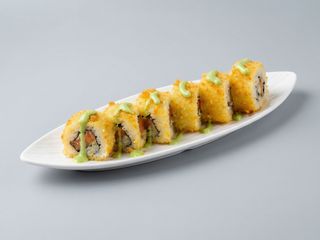 S46B.Rainbow Roll Futo Frito (8 Pzs.)