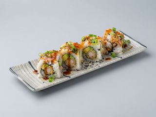 S44B.Rainbow Roll Pato Maki (8 Pzs.)
