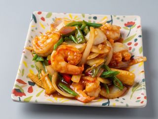 73.LANGOSTINOS SALSA TERIYAKI