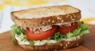 Sándwich vegetal