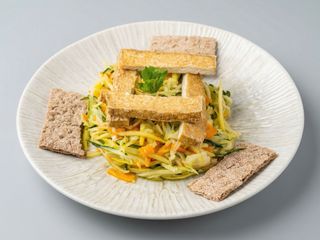 Ensalada de mango vegetal