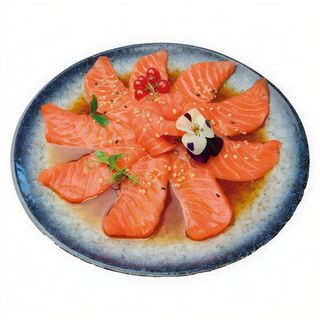 73. Carpaccio de salmón