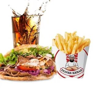 Menu shawarma pita XL