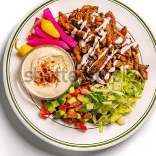 Menú Shawarma plato