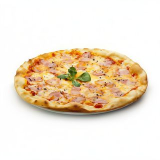 Pizza carbonara trufada