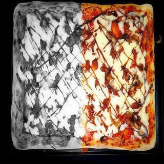 Pizza romana - Barbacoa