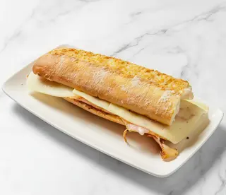 Bocadillo De Bacón Con Queso