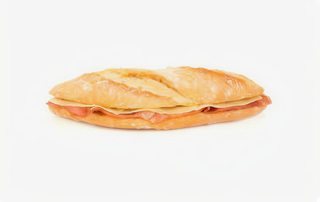 Bocadillo de bacon con queso