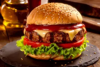 Hamburguesa la pio pio