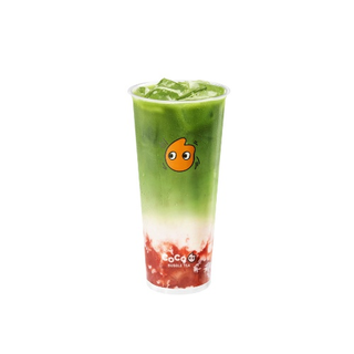 Matcha Latte de Fresa