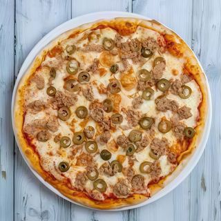 Pizza de atún