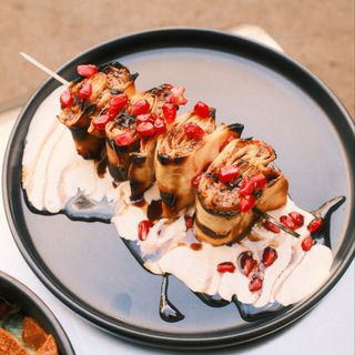Arayes meat skewers