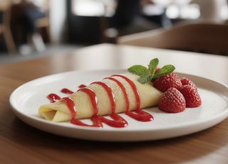 Crep Con Sirope De Fresa (1 Ud.)
