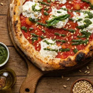 Pizza Genovesa (33 cm.)