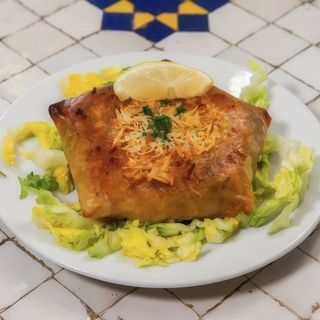 Pastela de mariscos (ración individual)