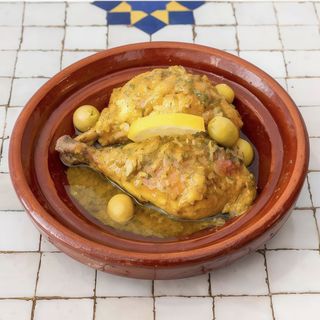 Tajín de pollo al limón