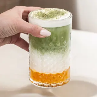 Iced mango matcha