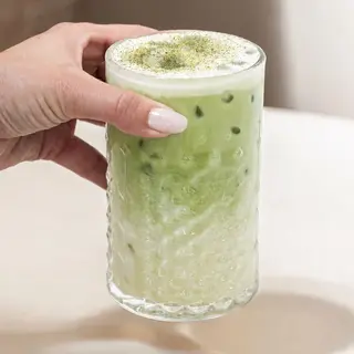 Iced matcha latte