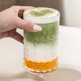 Iced mango matcha