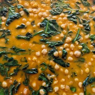 Garbanzos con espinacas