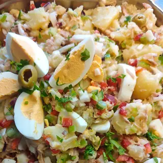 Patatas aliñadas