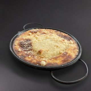 Canelones de carne con bechamel