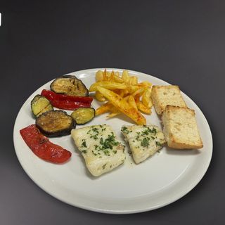Lomo de merluza a la donostiara