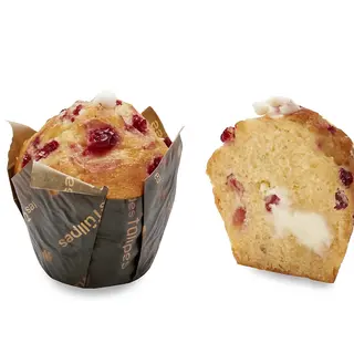Muffin de tulipán de arándanos y yogur