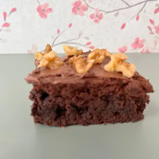Brownie Con Nueces