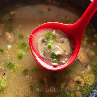 Chicken mushroom soup