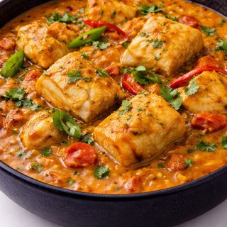Curry de pescado estilo Nepales (merluza)