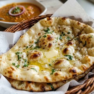 Naan ala mantequilla