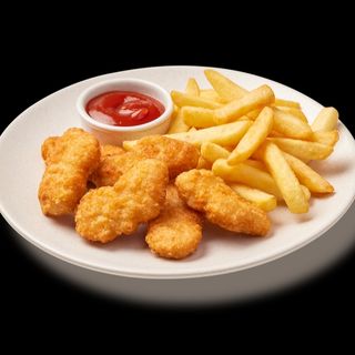 Nuggets con patatas