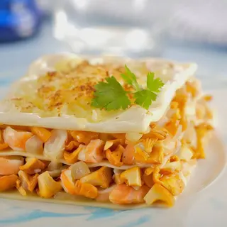 Lasaña Con Gambas