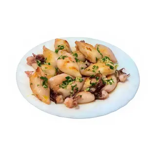 Tapa De Calamarcitos Con Ajo Y Perejil