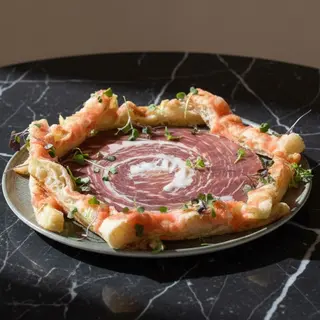 Tapa De Tabla De Jamón Ibérico
