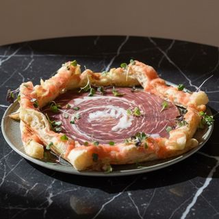 Tapa De Tabla De Jamón Ibérico