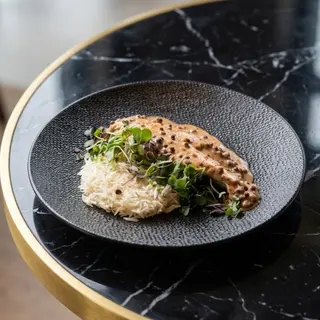 Filete De Pollo A La Pimienta Verde