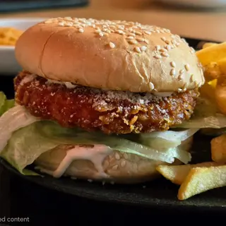 Crispy Caesar Chicken Burger
