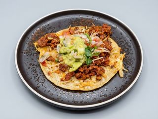 Taco de chori-queso