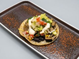 Taco vegetariano