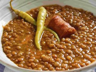 Lentejas con Chorizo