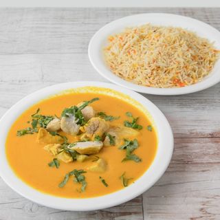 Oferta 2 Curry Pollo  Ternera 